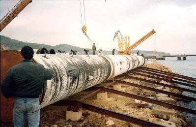 Ege Gaz LNG Terminali Boru Hattı İnşaatı, İzmir